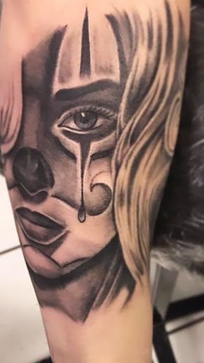 Explore hadestown tattoo ideas, creative tattoo ideas in Attleboro, available at Blue Diamond Tattoo Studio