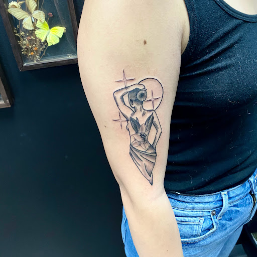 Explore iron tattoo ideas, creative tattoo ideas in Buffalo, available at True Gloom Tattoo Studio