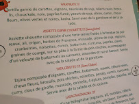 Restaurant végétalien Greedy Guts à Caen (la carte)