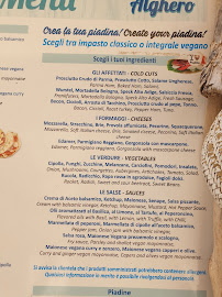 La piadina del pozzo à Alghero menu