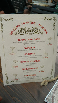 mint julep cocktail bar, food&shop à Olbia menu