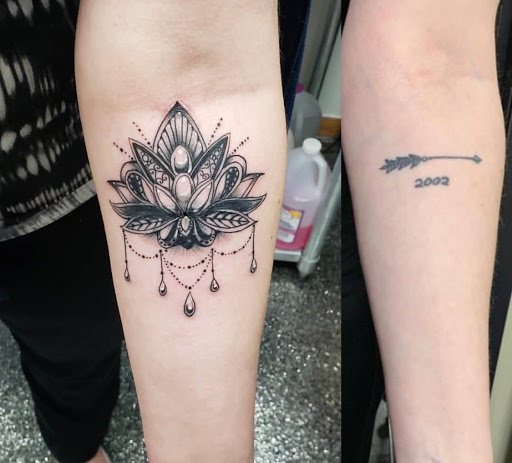 Explore tattoo ideas script, creative tattoo ideas in Kenosha, available at Kenosha Tattoo Company