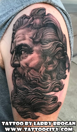 Explore welding tattoo ideas, creative tattoo ideas in Lockport, available at Tattoo City by Larry Brogan