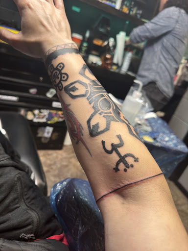 Explore female elbow tattoo ideas, creative tattoo ideas in Chattanooga, available at Inked Expressions