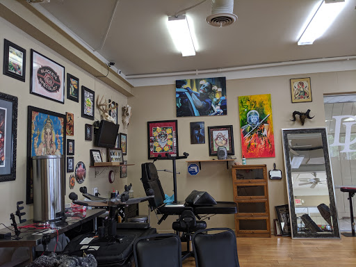 Explore tattoo ideas for upper back, creative tattoo ideas in Liberty, available at Dark Lotus Tattoo & Salon