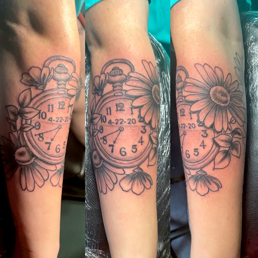 Find sakura tattoo ideas for your next unique tattoo in Meridian at Creative Pain Tattoo Studio