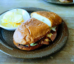 Coffee with bread of Doña Esther photo
