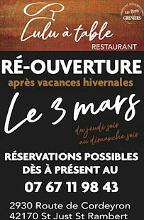 Photos du propriétaire du Restaurant Lulu à table à Saint-Just-Saint-Rambert - n°16