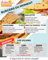 Carte du Le Bon Burger Food-Truck à Langon
