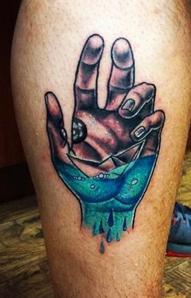 Explore iris flower tattoo ideas, creative tattoo ideas in Hialeah, available at Allstar Tattoo & Body piercing