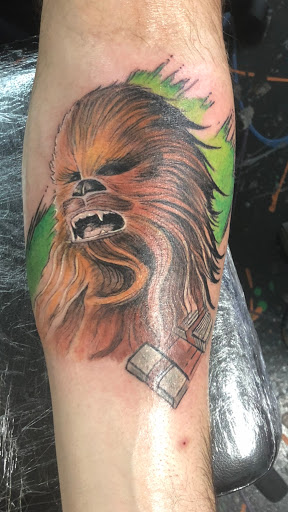 Explore baker tattoo ideas, creative tattoo ideas in Redding, available at Caddy Daddys