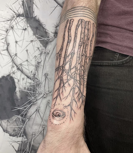 Explore gratitude tattoo ideas, creative tattoo ideas in Carefree, available at Lucid Arts - Design & Tattoo