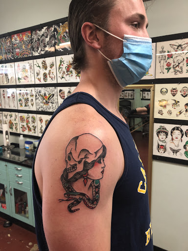 Explore sibling matching tattoo ideas, creative tattoo ideas in State College, available at King Cobra Tattoo