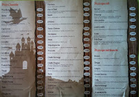 Menu du Pizzeria Dracarys à Decimomannu