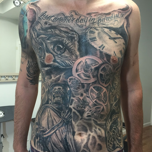 Explore dad and daughter tattoo ideas, creative tattoo ideas in Sauk City, available at The Madison Tattoo Company