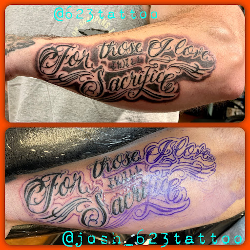 Explore portrait tattoo ideas, creative tattoo ideas in Watertown, available at 623 Tattoo