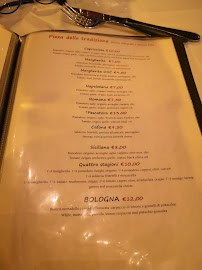 Menu du La Verace à Bologna