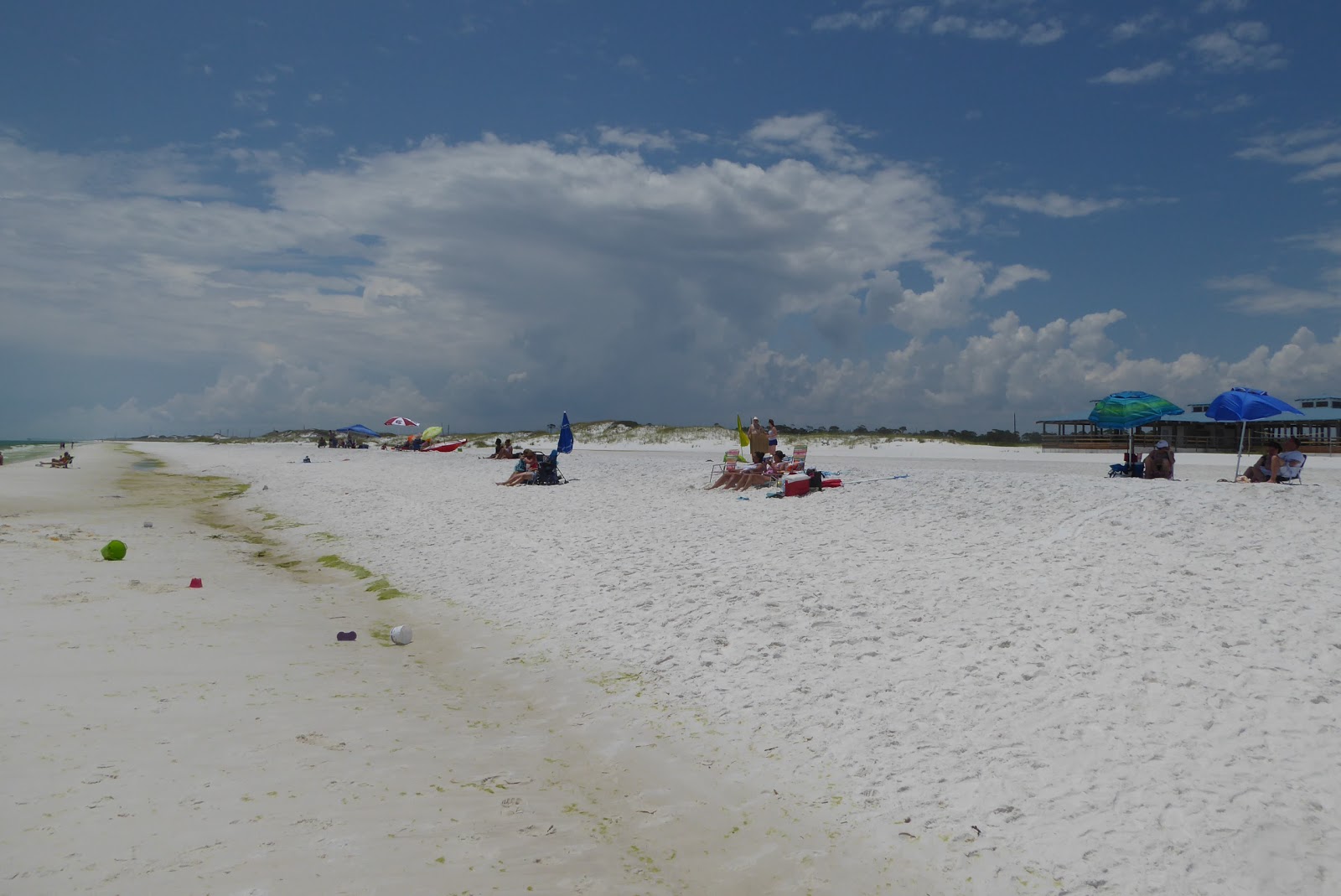Photo of Eglin Beach Park with turquoise pure water surface