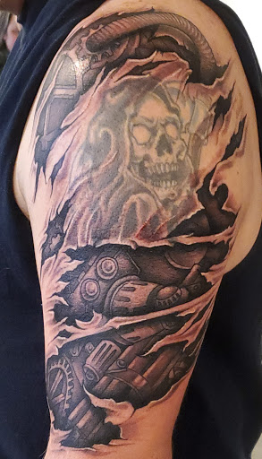 Explore custom tattoo ideas, creative tattoo ideas in Portland, available at Dire Wolf Tattoo Studio