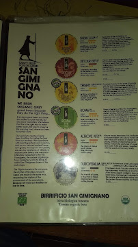 Bar Ristorante Boboli à San Gimignano menu