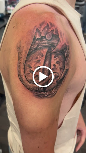 Explore tan tattoo ideas, creative tattoo ideas in Loveland, available at Loveland Tattoo