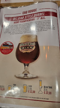 Menu / carte de il Birrificio di Como à Como