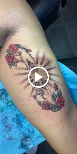 Explore let go and let god tattoo ideas, creative tattoo ideas in Dalton, available at Unkut Productions Inc Tattoo Piercing Studio