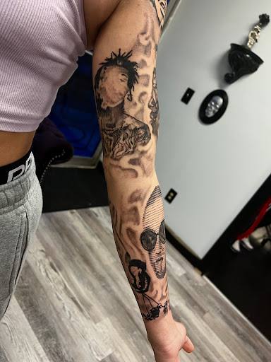 Explore mens rose tattoo ideas, creative tattoo ideas in Vancouver, available at New Ink Tattoo