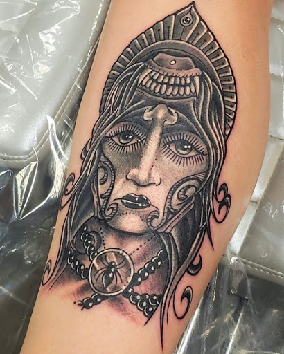 Explore small cross tattoo ideas, creative tattoo ideas in Dallas, available at Cedar Springs Tattoo & Piercing