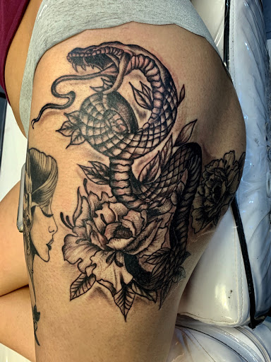 Explore rush tattoo ideas, creative tattoo ideas in Gadsden, available at Zekez Inkz Tattoos & Piercings