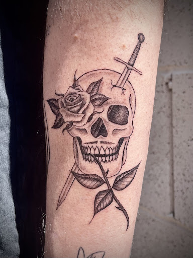 Explore tattoo ideas on collar bone, creative tattoo ideas in Las Vegas, available at Black Sacrament Tattoo