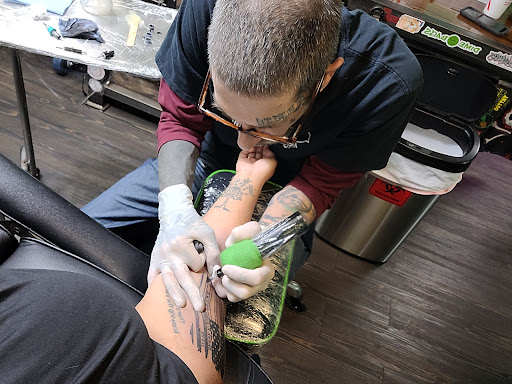 Explore buffalo tattoo ideas, creative tattoo ideas in Mckinney, available at Borrowed Time Fine Art Gallery Tattoo Shop