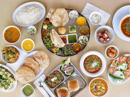 Rajwadi Thali Chaat & Sweets image