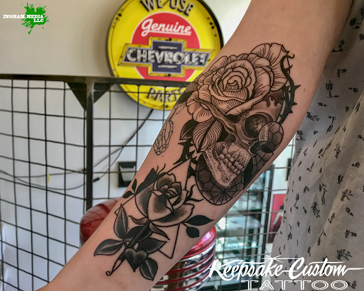 Explore sexy tattoo ideas for guys, creative tattoo ideas in Salisbury, available at Keepsake Custom Tattoo & Body Piercing Laser Tattoo Removal