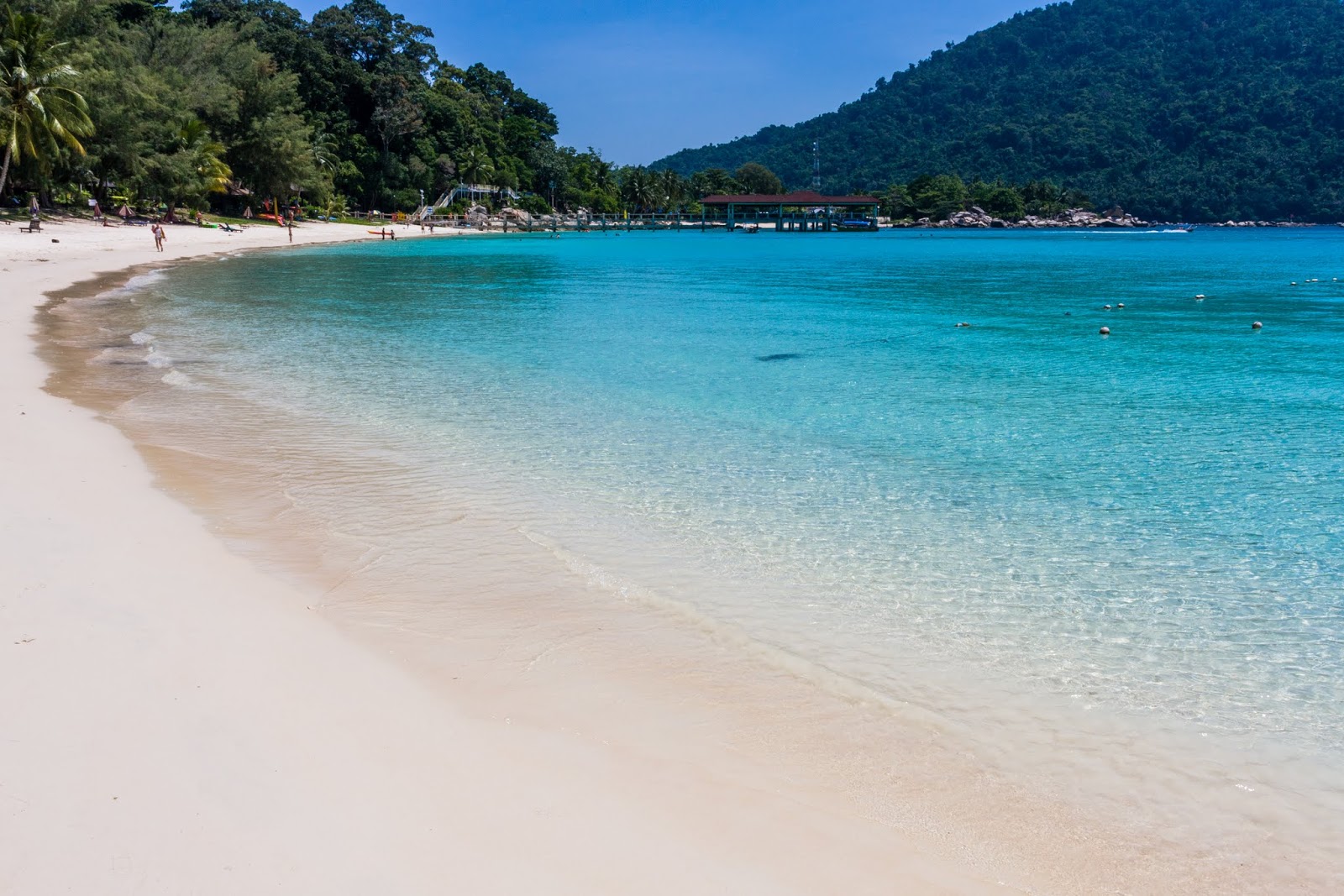Photo of Teluk Pauh Beach with bright fine sand surface