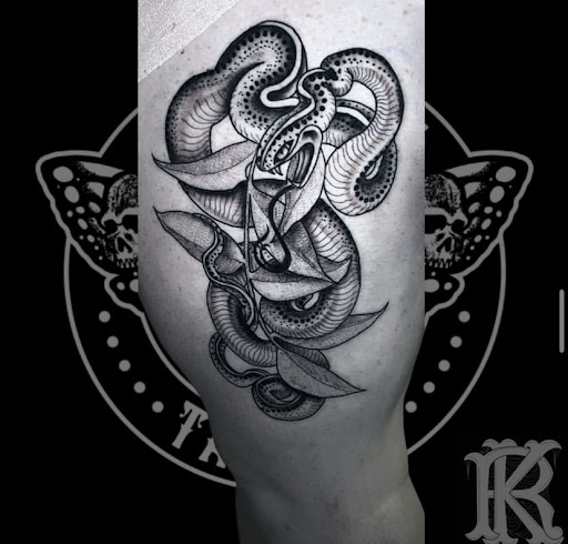 Explore three heart tattoo ideas, creative tattoo ideas in Modesto, available at Dying Art Tattoo