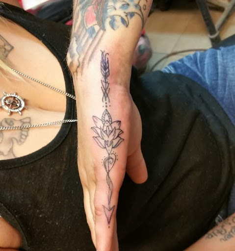Explore half sleeve memorial tattoo ideas, creative tattoo ideas in Elko, available at Tom Custom Tattoos and Body Piercing Studio