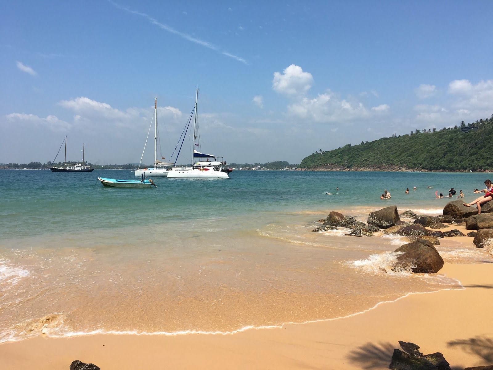 Foto von Dschungel Strand mit gerader strand