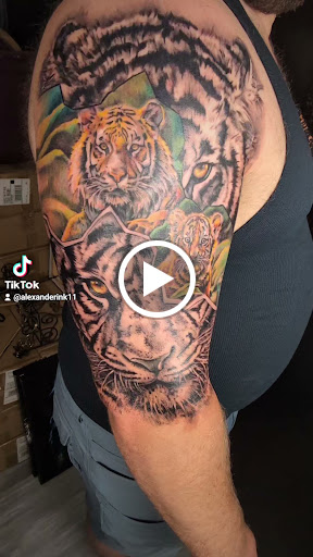 Explore gator tattoo ideas, creative tattoo ideas in Dayton, available at Modified Skin Tattoos