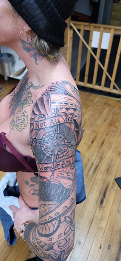 Explore superhero tattoo ideas, creative tattoo ideas in Galesburg, available at Hawks Tattoos