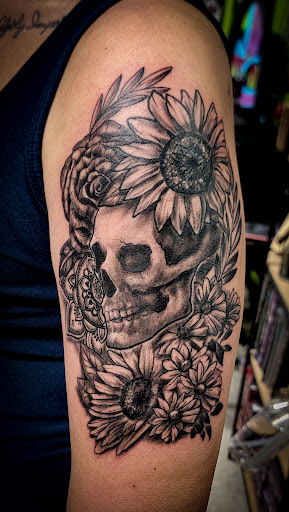 Explore jack the pumpkin king tattoo ideas, creative tattoo ideas in Kingsport, available at Ink-a-zoid Tattoos & Piercings