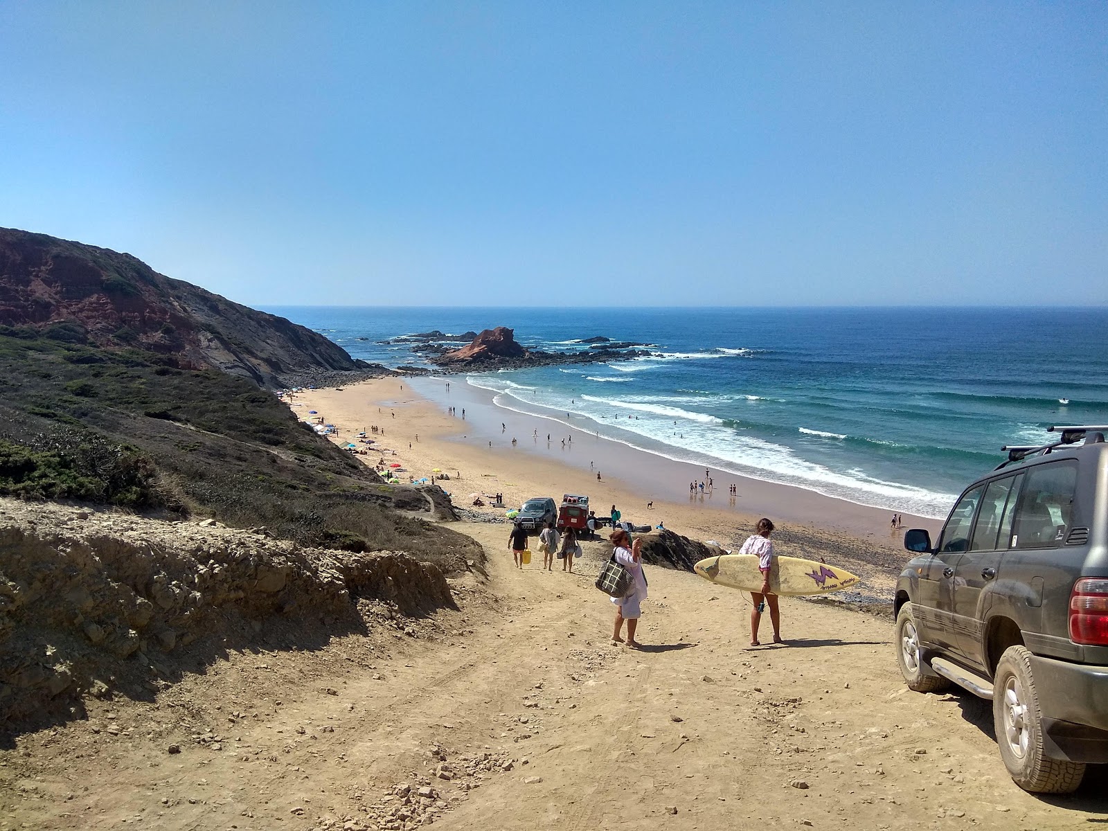 Fotografija Ponta Ruiva Beach z prostoren zaliv