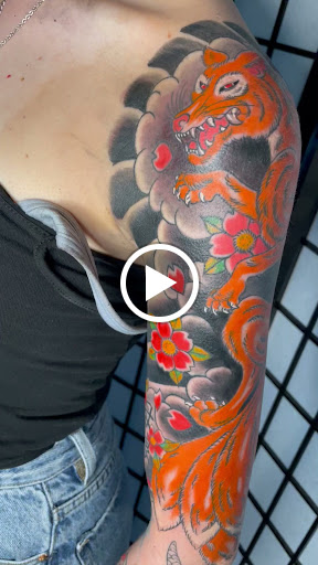 Explore nirvana tattoo ideas, creative tattoo ideas in Edgewood, available at Wild Coyote Tattoo