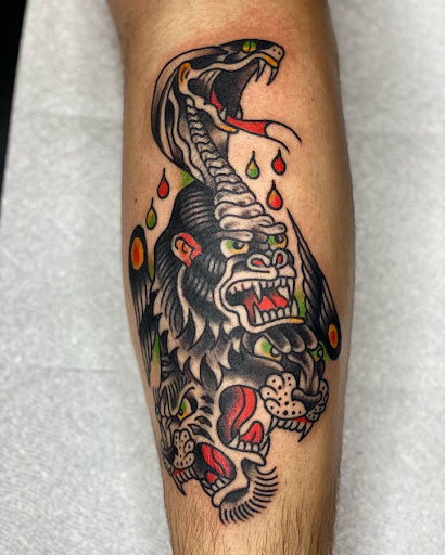 Explore addiction tattoo ideas, creative tattoo ideas in White River Junction, available at Standard Company Tattoo