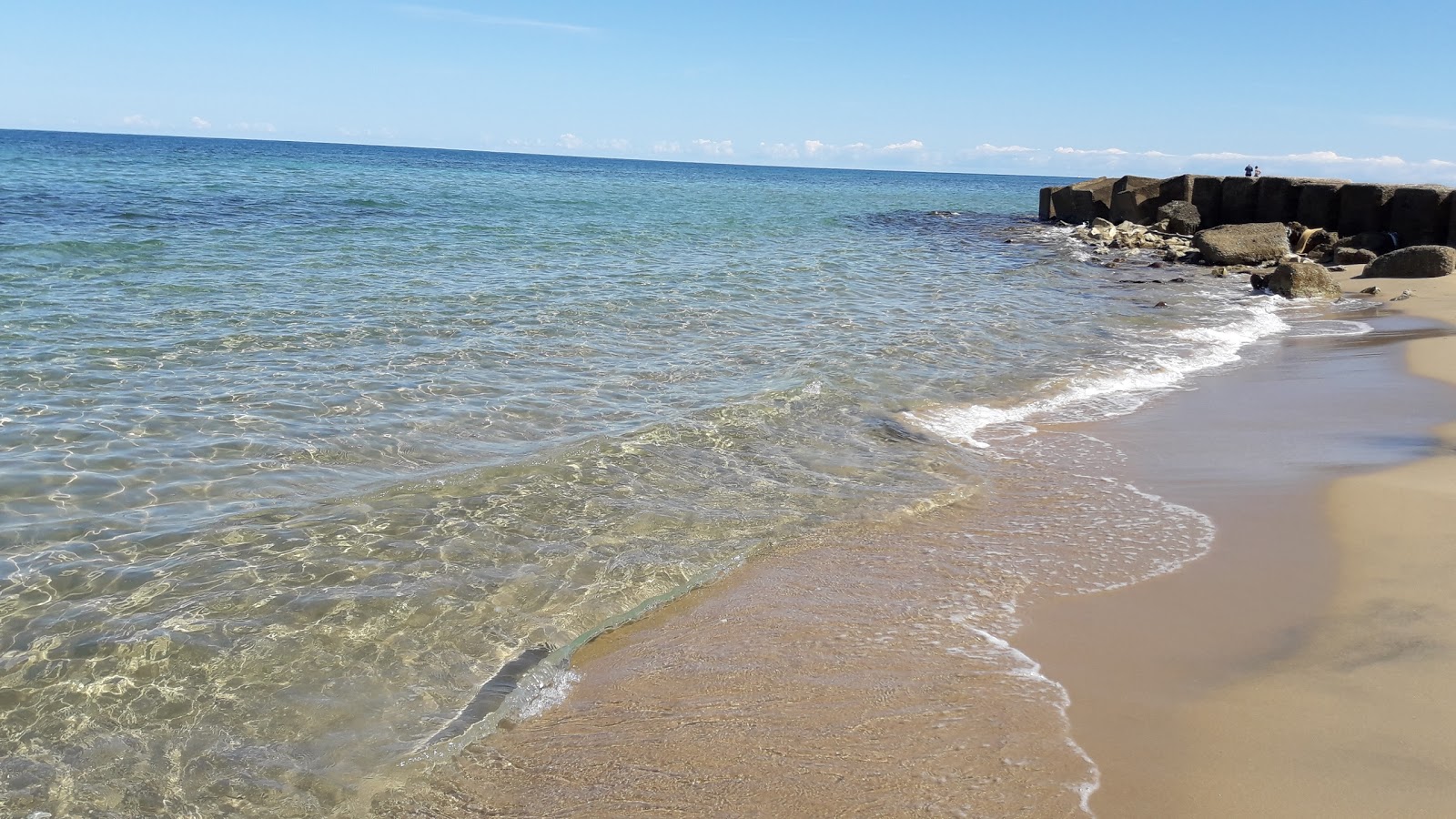 Foto di Spiaggia di Sciaia II con una superficie del sabbia luminosa