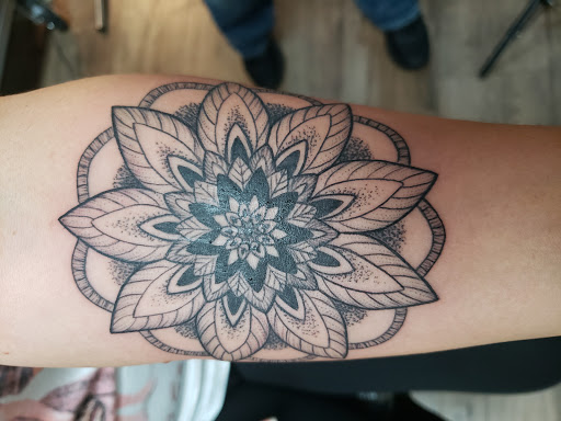 Explore memphis tattoo ideas, creative tattoo ideas in Fort Myers, available at Tiger Lotus Tattoo and Piercing