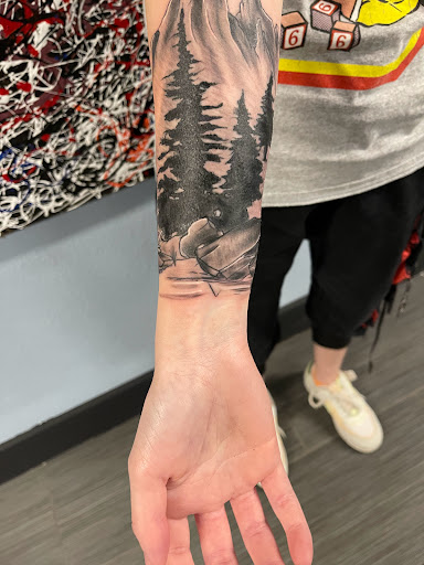 Explore body tattoo ideas, creative tattoo ideas in Palm Harbor, available at Angry Owl Tattoo and Piercing