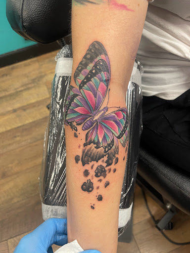 Explore princess crown tattoo ideas, creative tattoo ideas in Wichita, available at Addictions In Ink