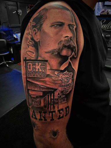 Explore women's bum tattoo ideas, creative tattoo ideas in Redding, available at Dominant Ink