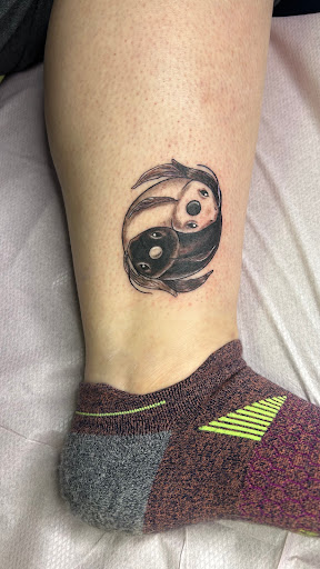 Explore ankle tattoo ideas male, creative tattoo ideas in Amherst, available at Apothecary Tattoo